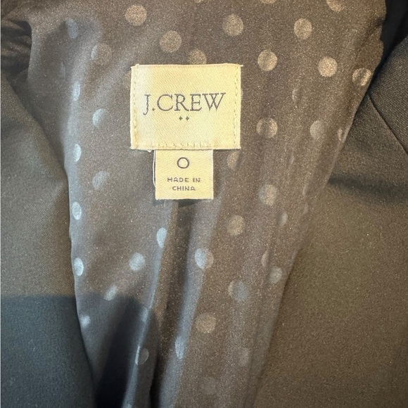 J. Crew - Ruby Classic Preppy Black Blazer Sz 0 - Picture 6 of 8